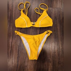 New Cupshe Yellow Sports Bikini